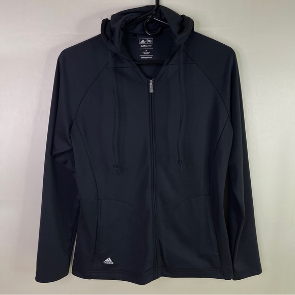 Adidas Golf Women’s Black Full Zip Athletic Jacket Size Medium - Picture 3 of 11